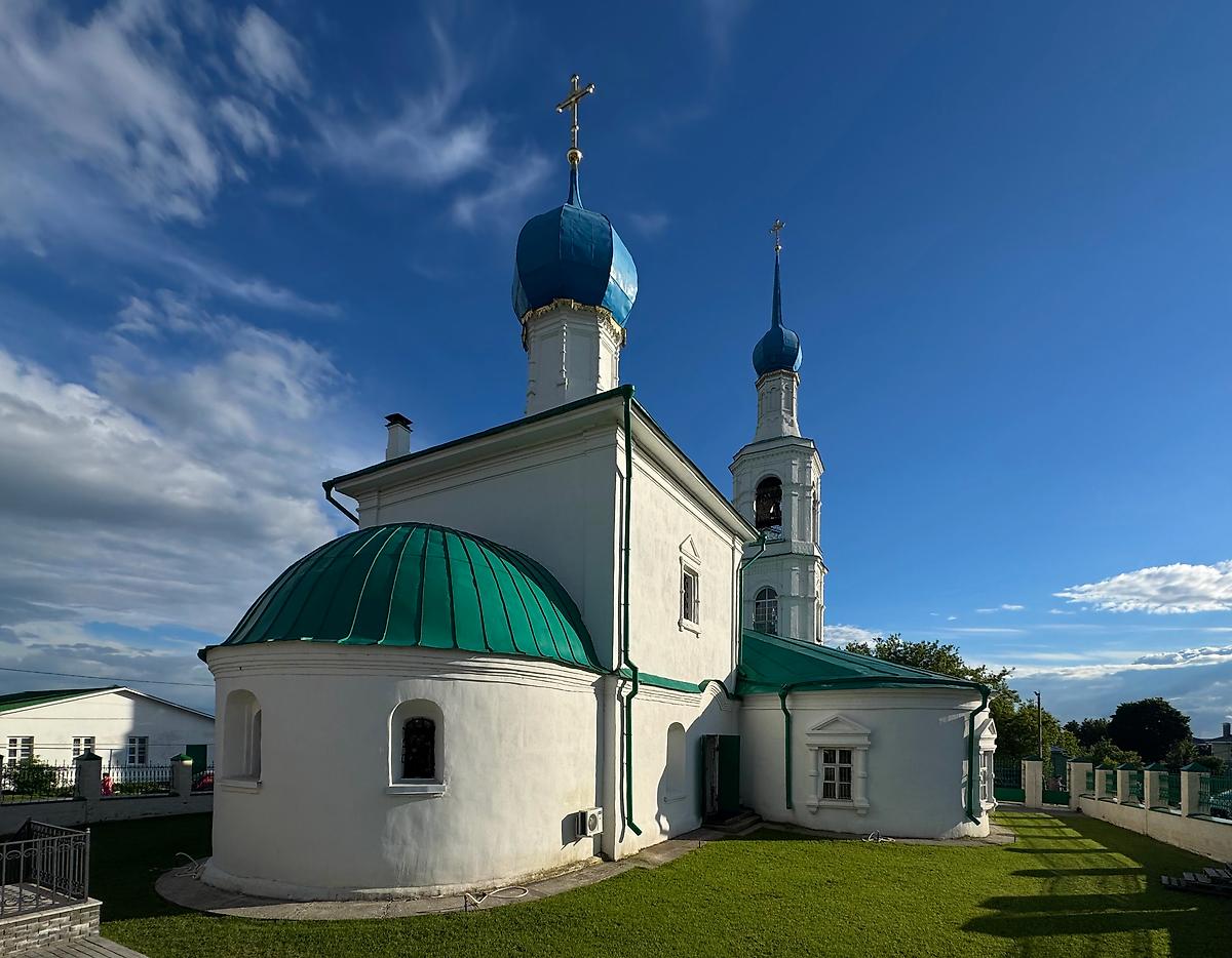 Вид с северо-востока, фасады. Церковь Николая Чудотворца, Касимов (Касимовский район и г. Касимов, Рязанская область)