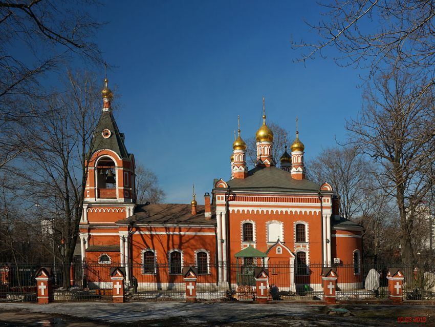 Отрадное. Церковь Рождества Пресвятой Богородицы во Владыкине. фасады