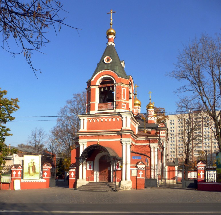 Отрадное. Церковь Рождества Пресвятой Богородицы во Владыкине. фасады