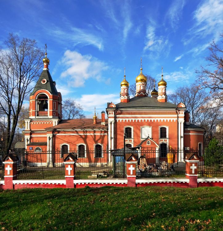 Отрадное. Церковь Рождества Пресвятой Богородицы во Владыкине. фасады