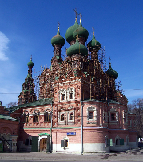 Церковь Троицы Живоначальной в Останкине, Останкинский (Северо-Восточный административный округ (СВАО), г. Москва). фасады