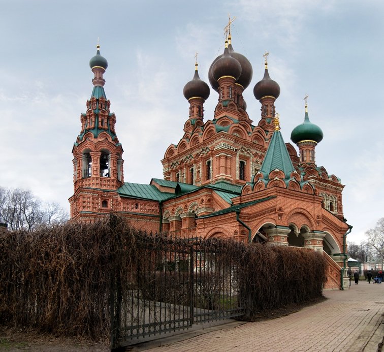 Останкинский. Церковь Троицы Живоначальной в Останкине. фасады