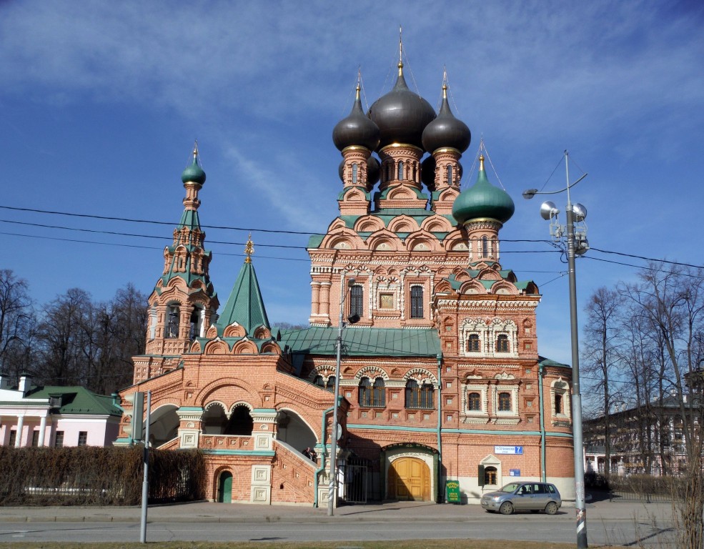Церковь Троицы Живоначальной в Останкине, Останкинский (Северо-Восточный административный округ (СВАО), г. Москва). фасады