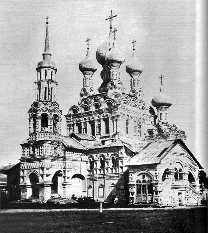 Останкинский. Церковь Троицы Живоначальной в Останкине. архивная фотография, Фотоснимок с сайта:old.trinity church.ru