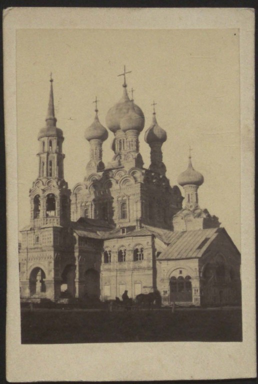 Останкинский. Церковь Троицы Живоначальной в Останкине. архивная фотография, Фотография. Примерно 1860-е годы