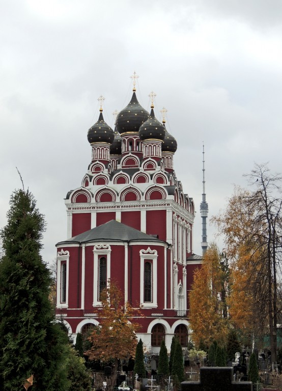 Алексеевский. Церковь Тихвинской иконы Божией Матери в Алексеевском (