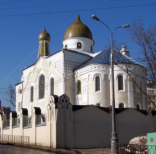 Церковь Покрова Пресвятой Богородицы Покрово-Успенской старообрядческой общины, Басманный (Центральный административный округ (ЦАО), г. Москва). фасады