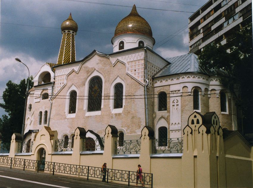 Церковь Покрова Пресвятой Богородицы Покрово-Успенской старообрядческой общины, Басманный (Центральный административный округ (ЦАО), г. Москва). фасады