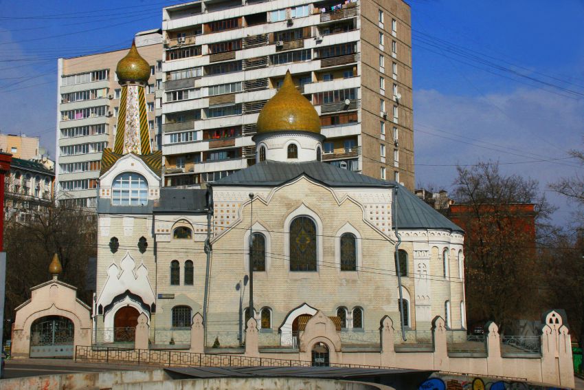 Церковь Покрова Пресвятой Богородицы Покрово-Успенской старообрядческой общины, Басманный (Центральный административный округ (ЦАО), г. Москва). фасады