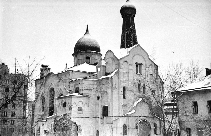 Басманный. Церковь Покрова Пресвятой Богородицы Покрово-Успенской старообрядческой общины. фасады