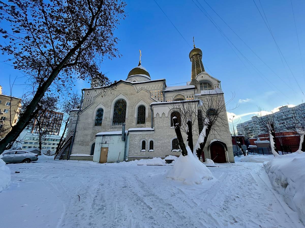 фасады. Церковь Покрова Пресвятой Богородицы Покрово-Успенской старообрядческой общины, Басманный (Центральный административный округ (ЦАО), г. Москва)