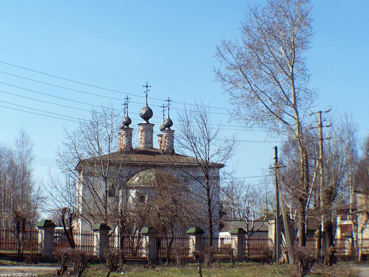 Галич. Церковь Николая Чудотворца. фасады, Вид со стороны торговых рядов