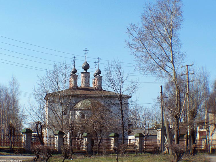 Церковь Николая Чудотворца, Галич (Галичский район, Костромская область). фасады, Вид со стороны торговых рядов