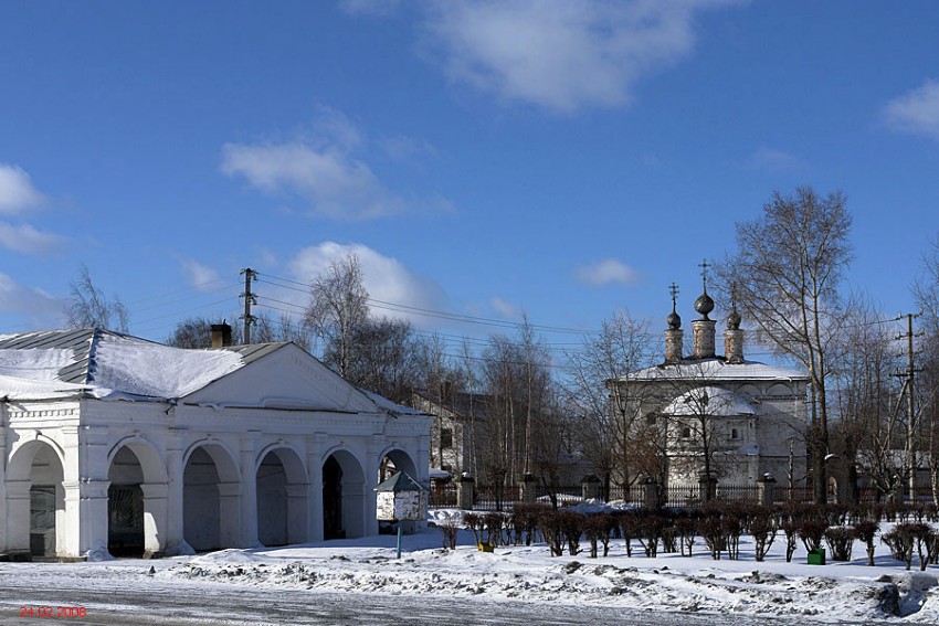 Церковь Николая Чудотворца, Галич (Галичский район, Костромская область). общий вид в ландшафте