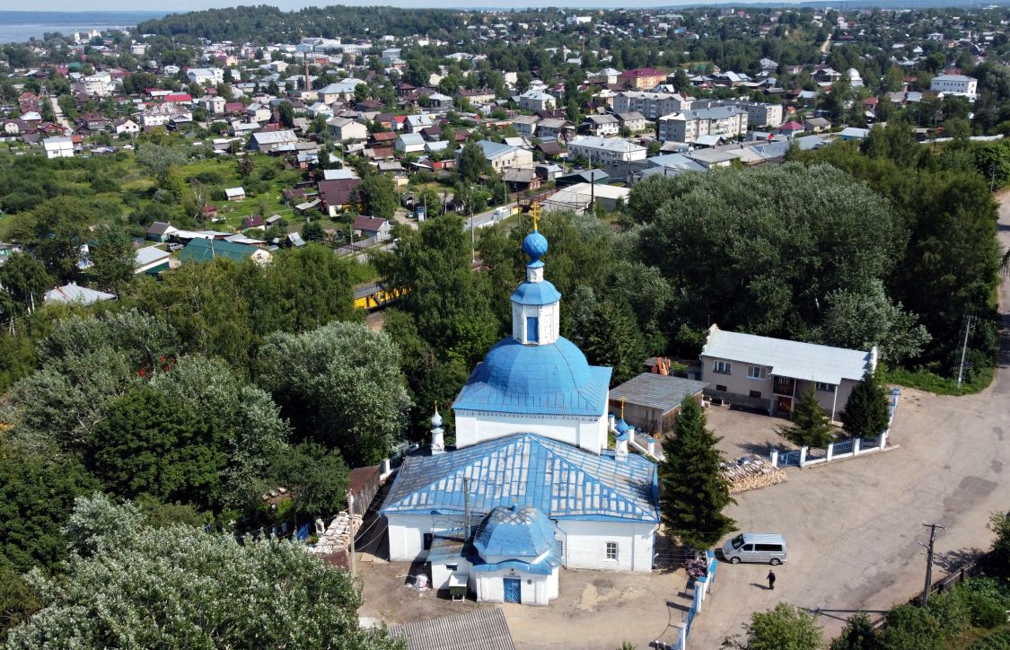 Церковь Космы и Дамиана на Козьмодемьянском погосте, Галич (Галичский район, Костромская область). общий вид в ландшафте