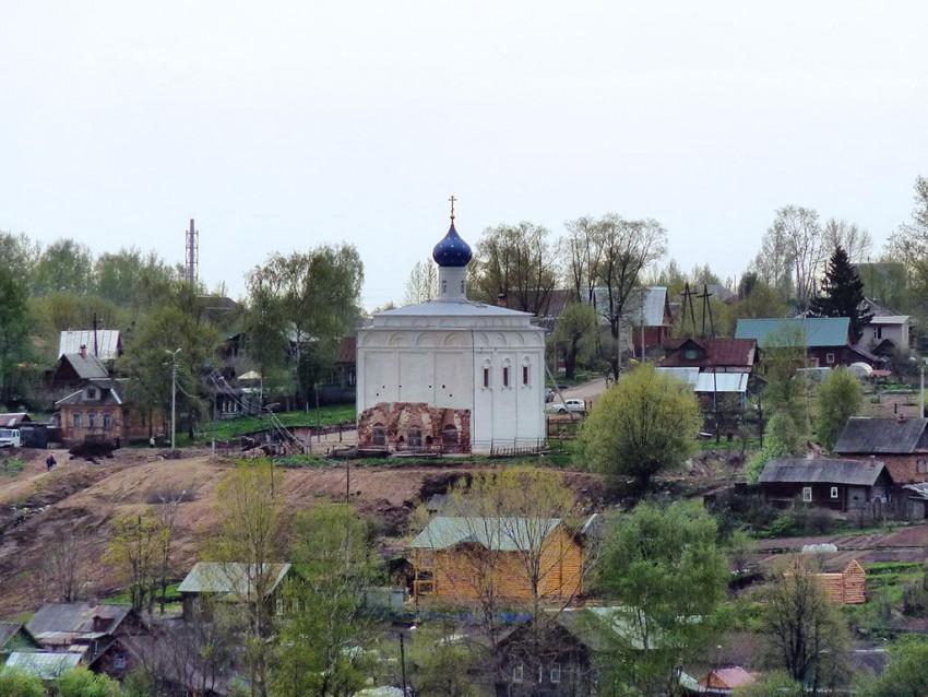 Тутаев. Церковь Благовещения Пресвятой Богородицы. общий вид в ландшафте