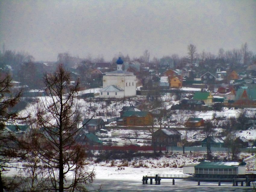 Тутаев. Церковь Благовещения Пресвятой Богородицы. общий вид в ландшафте, вид с кремлевского холма