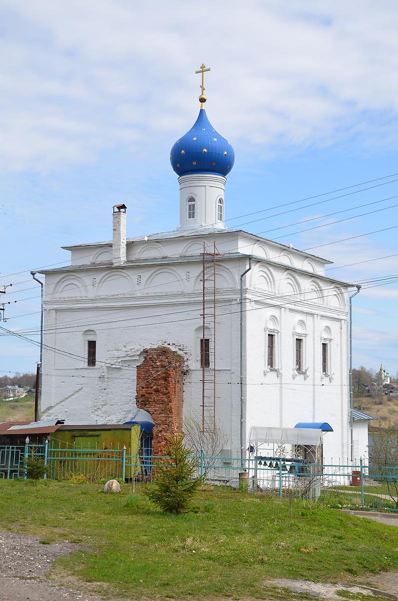 Вид с юго-востока, фасады. Церковь Благовещения Пресвятой Богородицы, Тутаев (Тутаевский район, Ярославская область)