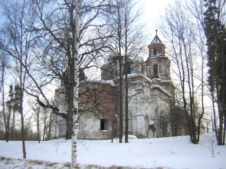 Белышево. Церковь Воскресения Христова. фасады