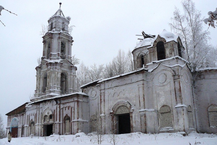 Белышево. Церковь Воскресения Христова. фасады