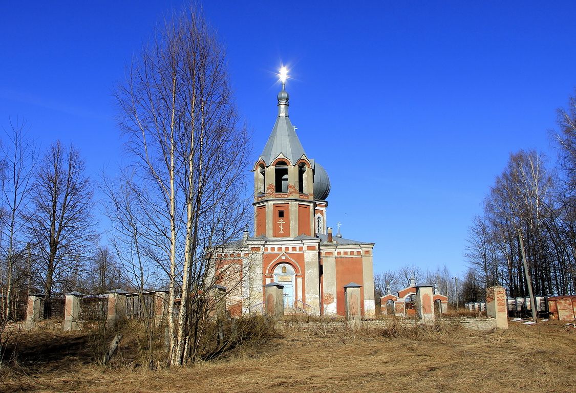 Церковь Успения Пресвятой Богородицы, Печёнкино (Шарьинский район, Костромская область). фасады, Вид с запада.