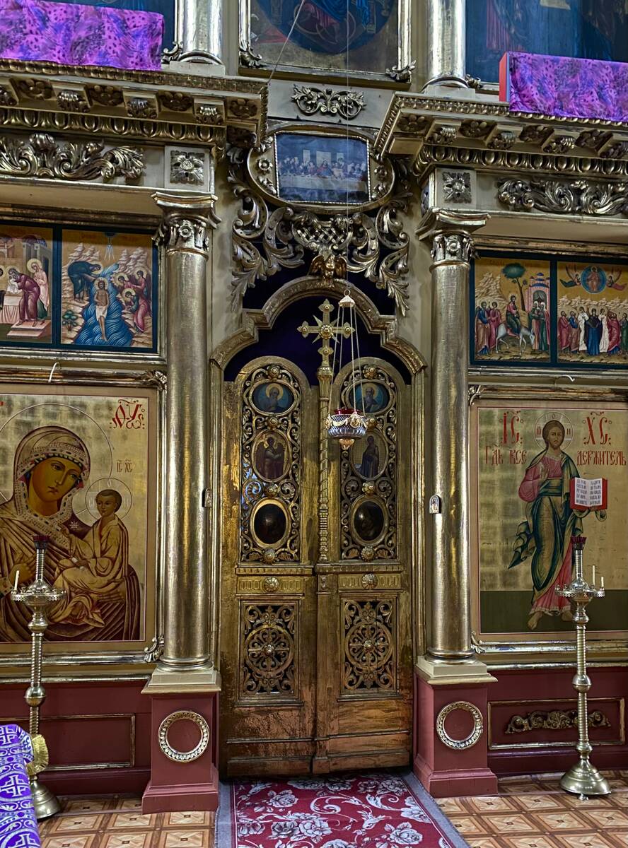 Кафедральный собор Рождества Христова, Макарьев (Макарьевский район, Костромская область). интерьер и убранство, Царские врата главного иконостаса