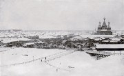 Собор Тихвинской иконы Божией Матери, Фотоснимок выполненный в нач. ХХ века. Из фондов Макарьевского краеведческого музея.<br>, Макарьев, Макарьевский район, Костромская область