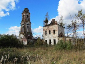 Спас-Пенье, урочище. Церковь Преображения Господня