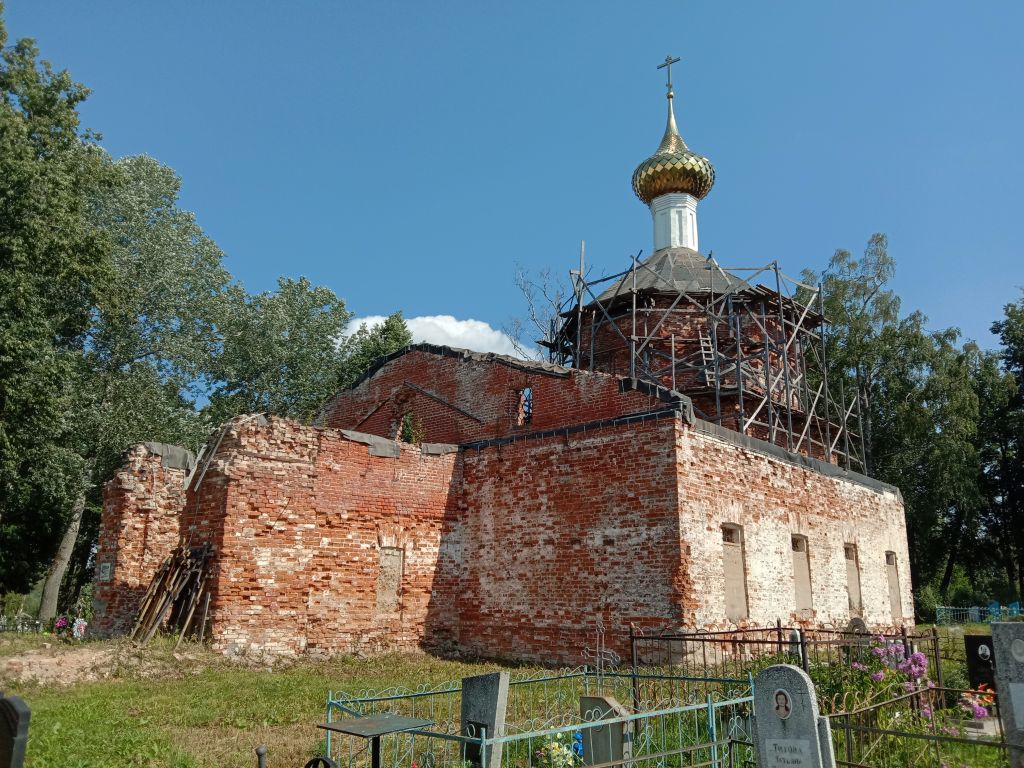 Церковь Казанской иконы Божией Матери, Григорково (Даниловский район, Ярославская область). фасады