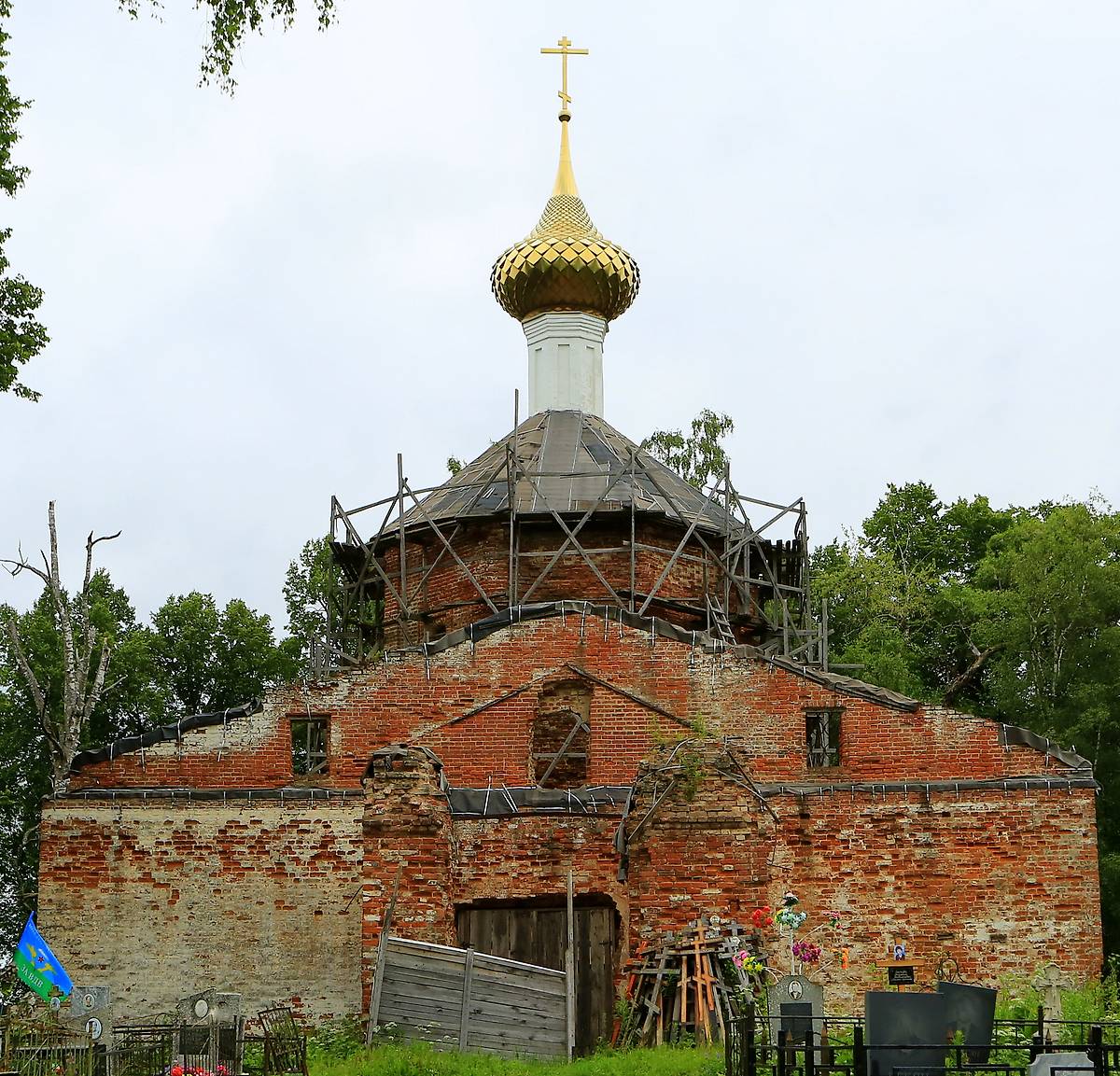фасады. Церковь Казанской иконы Божией Матери, Григорково (Даниловский район, Ярославская область)