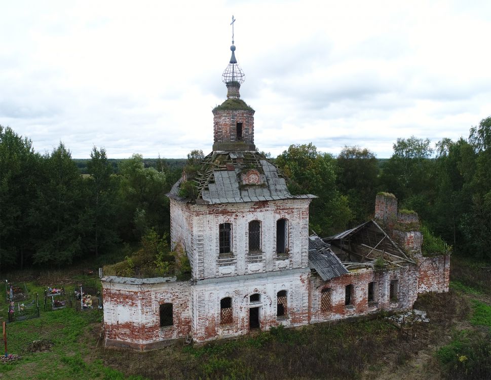 Гужово. Церковь Иоанна Богослова. фасады