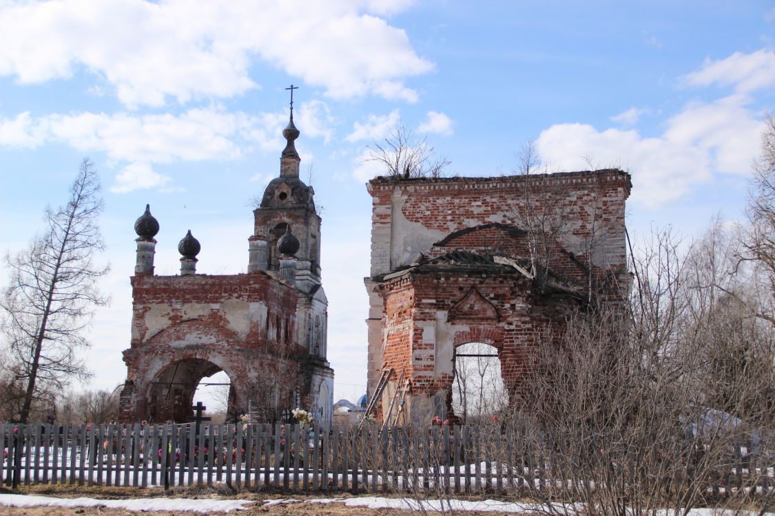 Храмовый комплекс. Церкви Покрова Пресвятой Богородицы и Космы и Дамиана, Покров-Рогули (Пошехонский район, Ярославская область). фасады