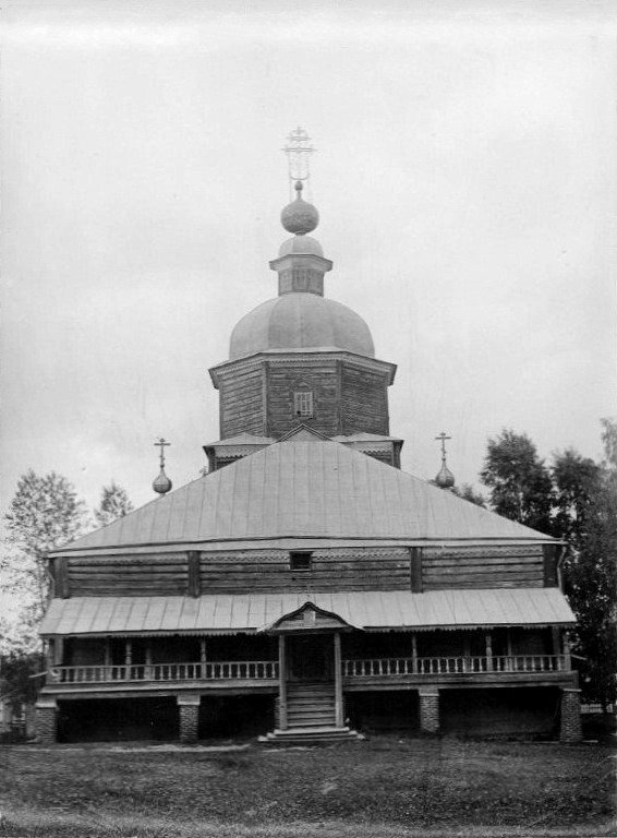 Турань. Церковь Троицы Живоначальной. архивная фотография, Фото 1925 года из фондов Нижегородского государственного историко-архитектурного музея-заповедника. Автор С.В. Зетилов