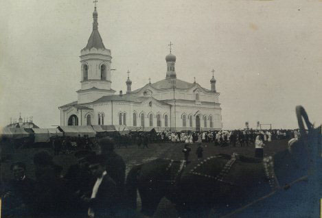 Церковь Михаила Архангела, Уртма (Яранский район, Кировская область). архивная фотография, Фото 1910г. с сайта: http://museum.nsk.ru/project/family/unkno/yransk/al100.jpg