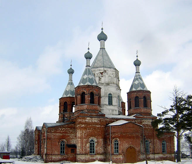 Большое Широкое. Церковь Николая Чудотворца. фасады