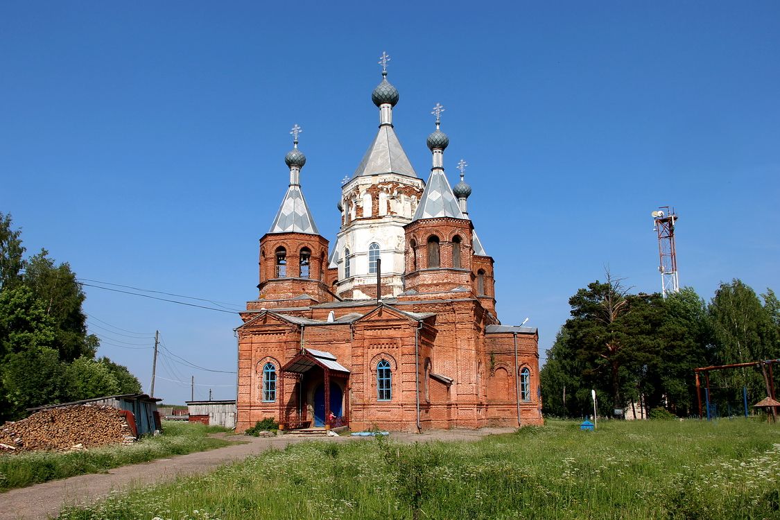Церковь Николая Чудотворца, Большое Широкое (Шахунья, ГО, Нижегородская область). фасады