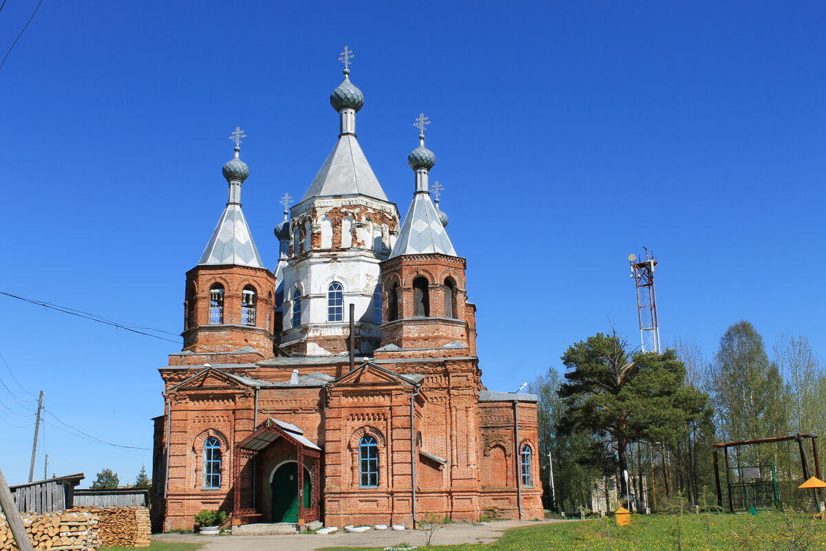 Церковь Николая Чудотворца, Большое Широкое (Шахунья, ГО, Нижегородская область). фасады