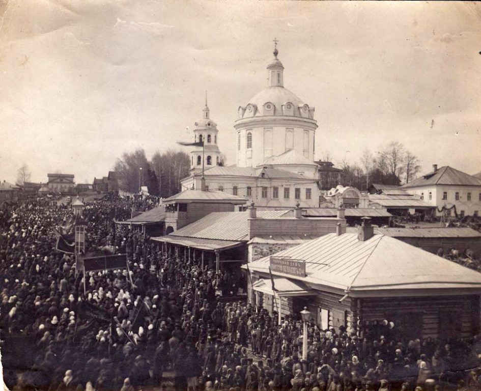 Церковь Троицы Живоначальной, Верхошижемье (Верхошижемский район, Кировская область). архивная фотография, https://pastvu.com/p/544533