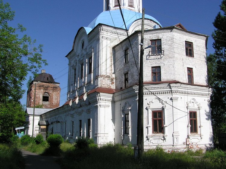 Церковь Рождества Пресвятой Богородицы, Нижнеивкино (Кумёнский район, Кировская область). фасады