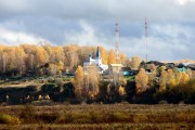 Церковь Покрова Пресвятой Богородицы, Вид с северо-запада, из-за реки Пижма.<br>, Советск, Советский район, Кировская область