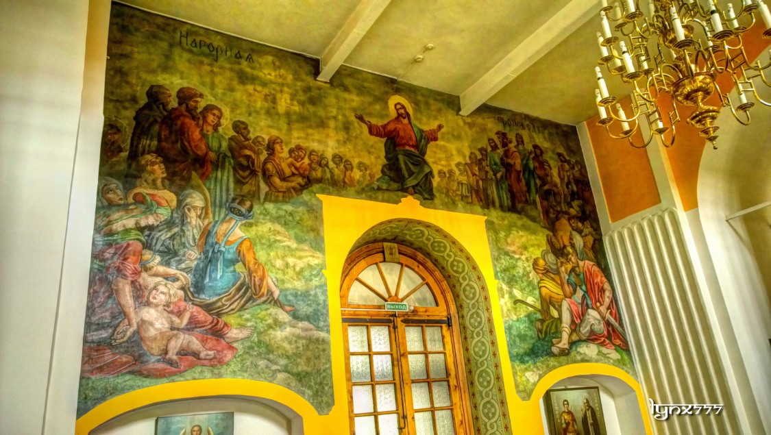Собор Троицы Живоначальной, Яранск (Яранский район, Кировская область). интерьер и убранство, роспись на западной стене - 