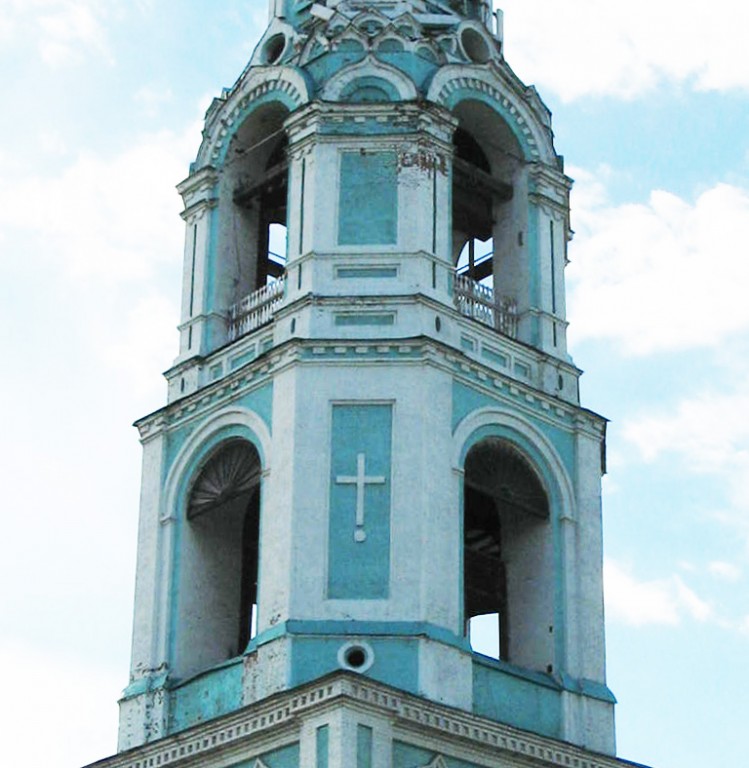 Собор Троицы Живоначальной, Яранск (Яранский район, Кировская область). архитектурные детали, Ярусы звона колокольни собора