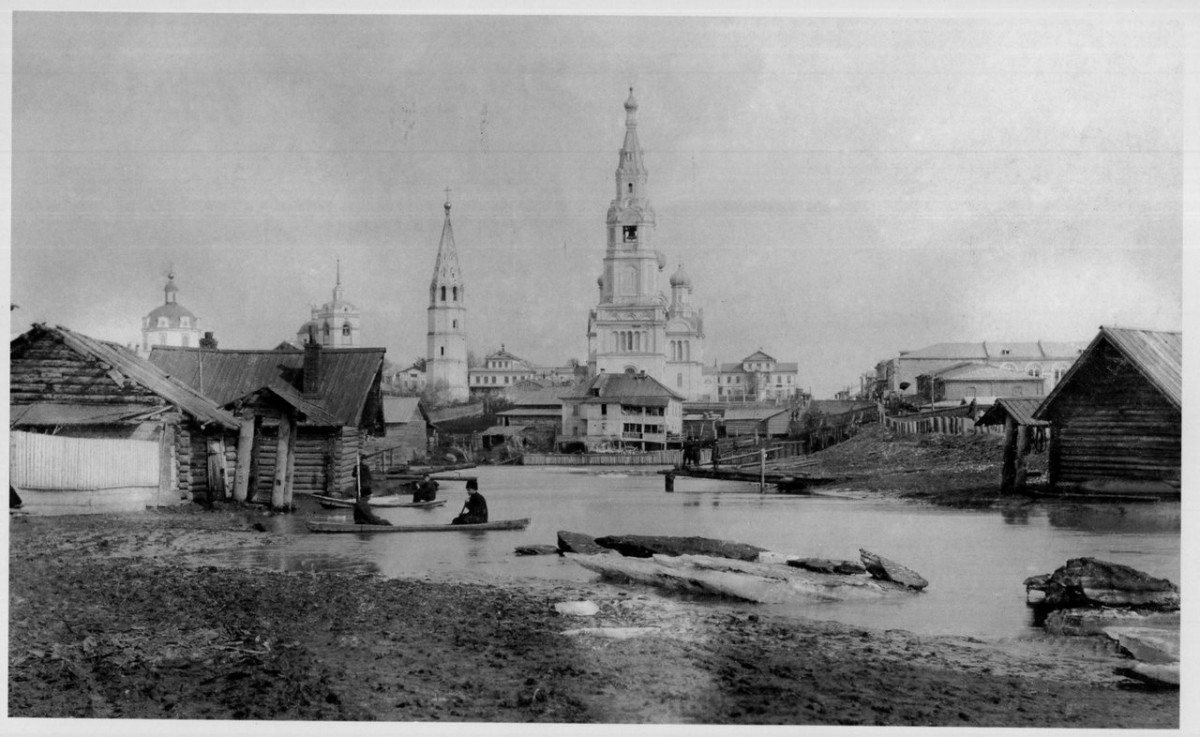 Собор Троицы Живоначальной, Яранск (Яранский район, Кировская область). архивная фотография, Фото 1914-1918 г.