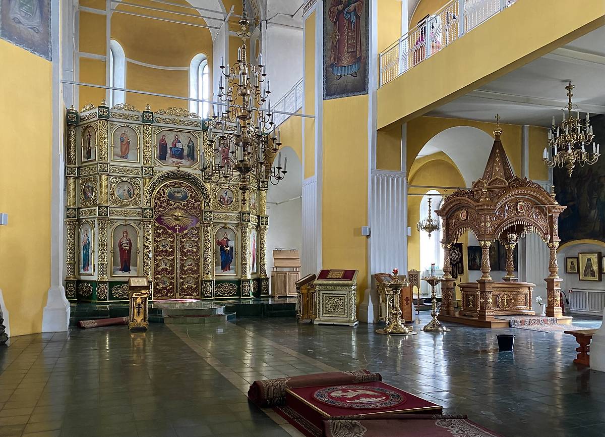 Интерьер, интерьер и убранство. Собор Троицы Живоначальной, Яранск (Яранский район, Кировская область)