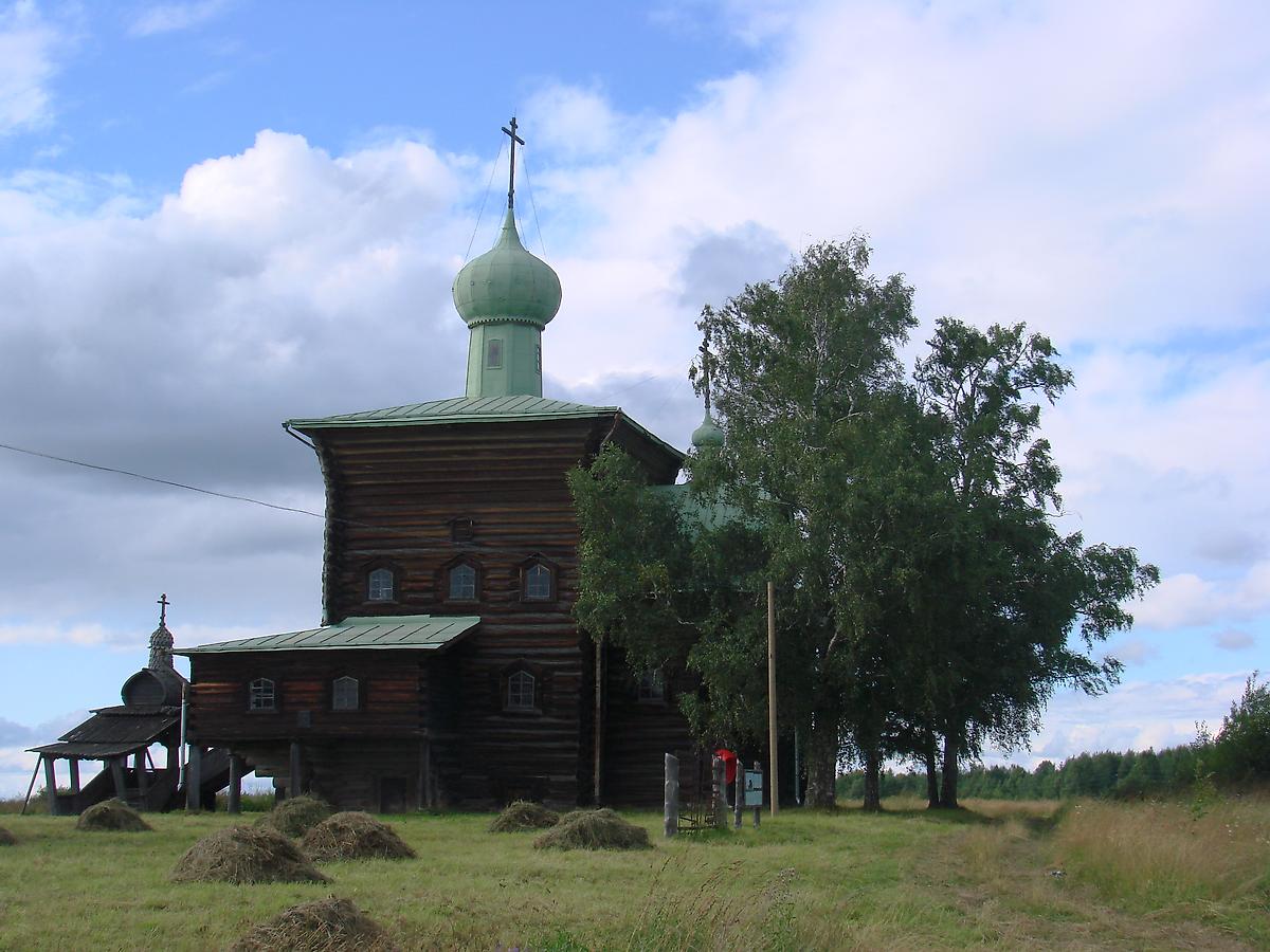 фасады. Церковь Николая Чудотворца, Нижний Починок (Опаринский район, Кировская область)