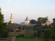 Храмовый комплекс. Церкви Николая Чудотворца и Спаса Преображения, Храмовый комплекс села Великорецкого на рассвете<br>, Великорецкое, Юрьянский район, Кировская область