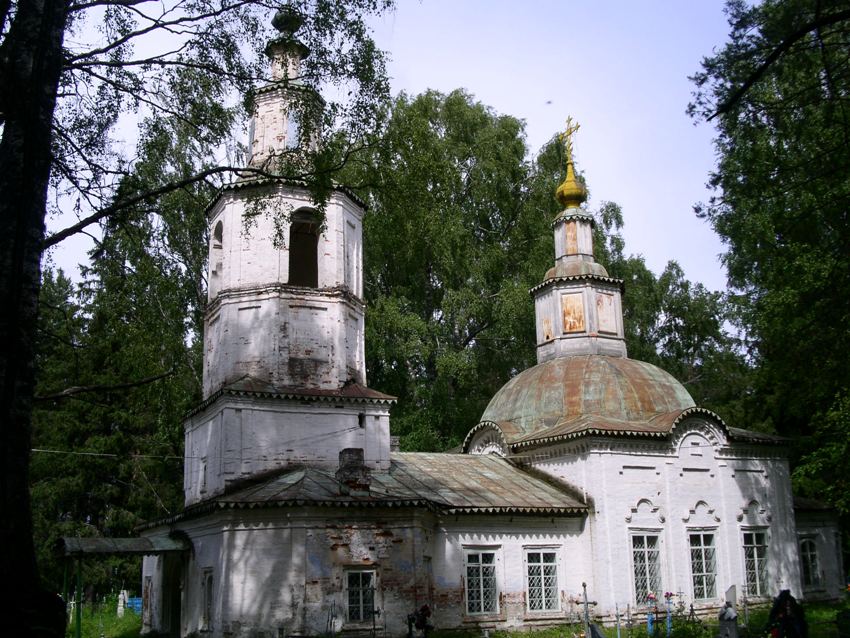 Лальск. Церковь Успения Пресвятой Богородицы. фасады, вид с юга