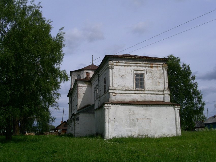 Церковь Преображения Господня, Лальск (Лузский район, Кировская область). фасады, вид с запада