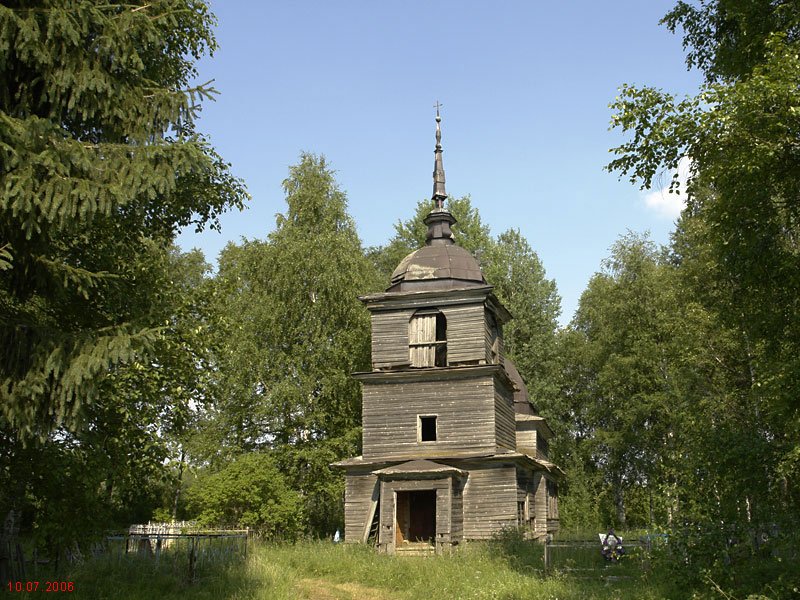 Церковь Александра Невского, Ухтома (Вашкинский район, Вологодская область). фасады