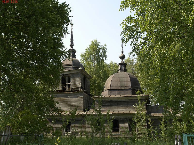 Церковь Александра Невского, Ухтома (Вашкинский район, Вологодская область). фасады